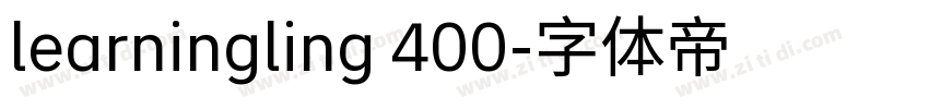 learningling 400字体转换